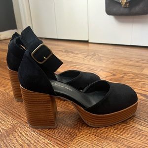 House of Harlow 1960 black suede Mary Jane’s